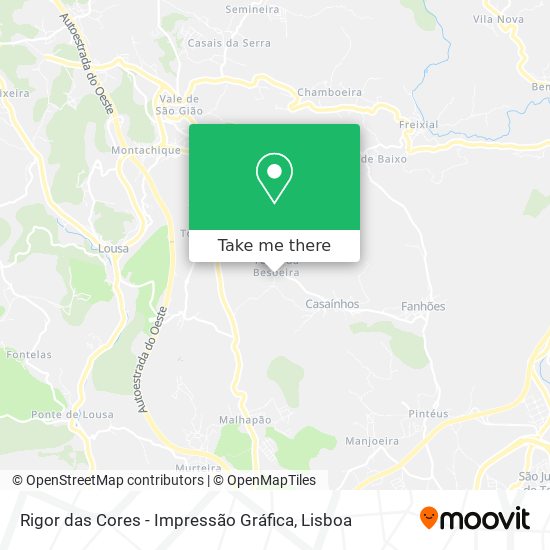Rigor das Cores - Impressão Gráfica mapa