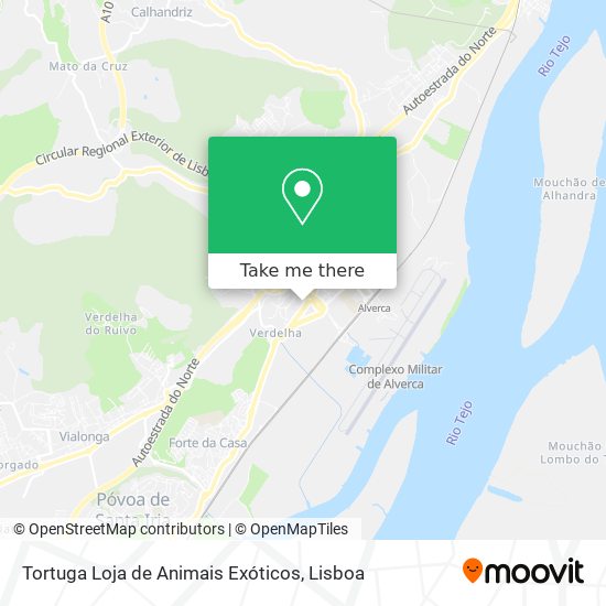 Tortuga Loja de Animais Exóticos map