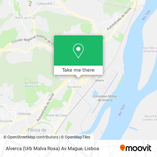 Alverca (Urb Malva Rosa) Av Mague map