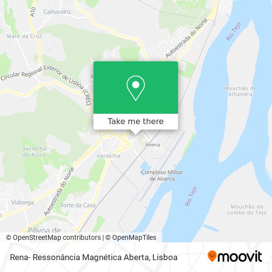 Rena- Ressonância Magnética Aberta mapa