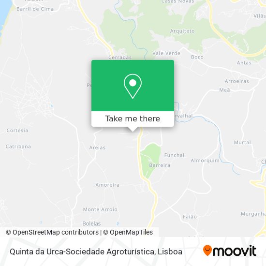 Quinta da Urca-Sociedade Agroturística map