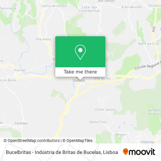Bucelbritas - Indústria de Britas de Bucelas map