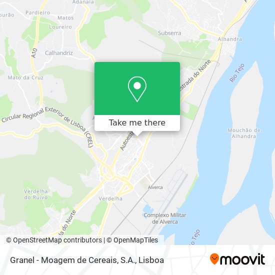Granel - Moagem de Cereais, S.A. map