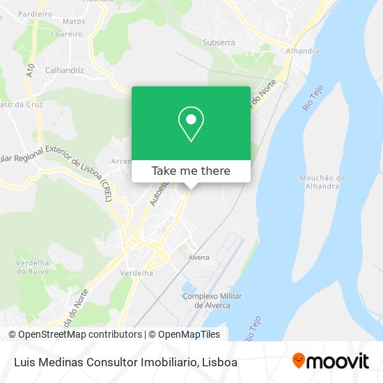 Luis Medinas Consultor Imobiliario mapa