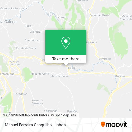 Manuel Ferreira Casquilho map