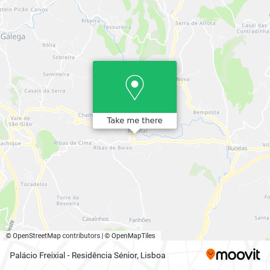 Palácio Freixial - Residência Sénior mapa