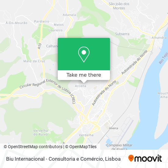 Biu Internacional - Consultoria e Comércio mapa