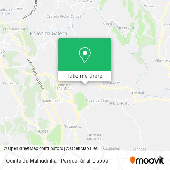 Quinta da Malhadinha - Parque Rural map