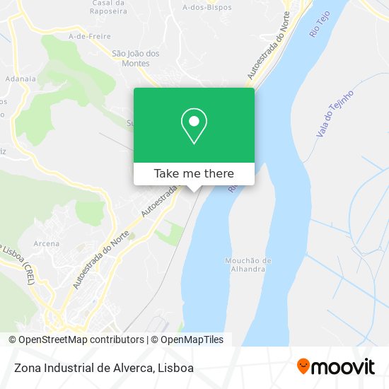 Zona Industrial de Alverca map