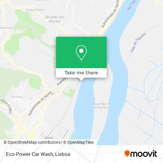 Eco-Power Car Wash mapa