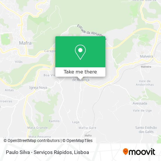 Paulo Silva - Serviços Rápidos mapa