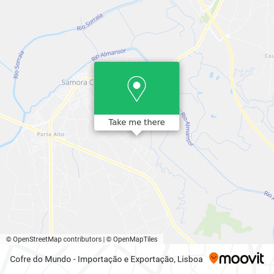 Cofre do Mundo - Importação e Exportação map