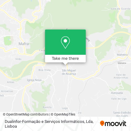 Dualinfor-Formação e Serviços Informáticos, Lda map