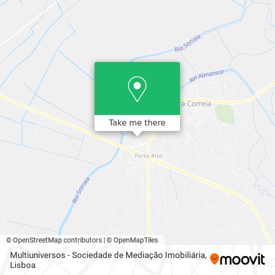 Multiuniversos - Sociedade de Mediação Imobiliária map