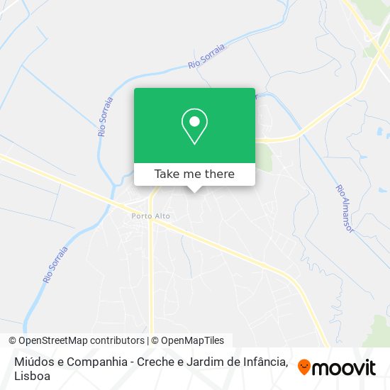Miúdos e Companhia - Creche e Jardim de Infância map