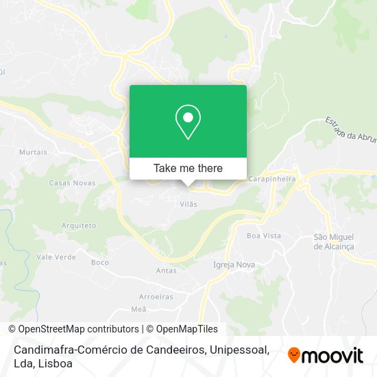 Candimafra-Comércio de Candeeiros, Unipessoal, Lda map