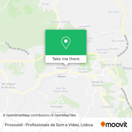 Prosound - Profissionais de Som e Video map