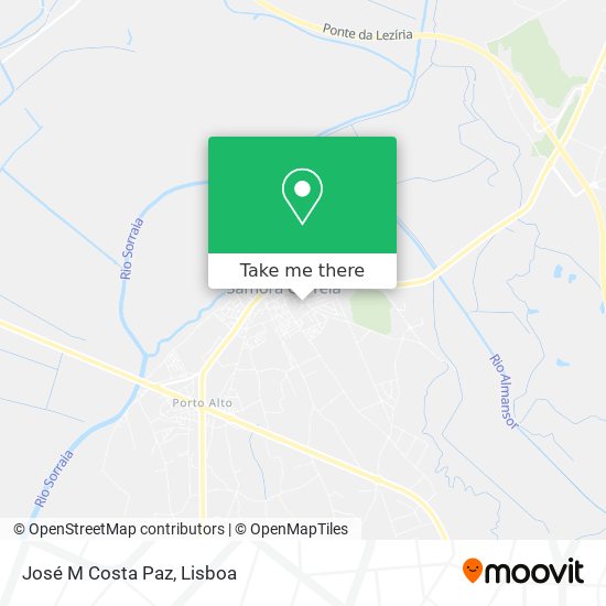 José M Costa Paz mapa