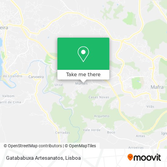 Gatababuxa Artesanatos mapa