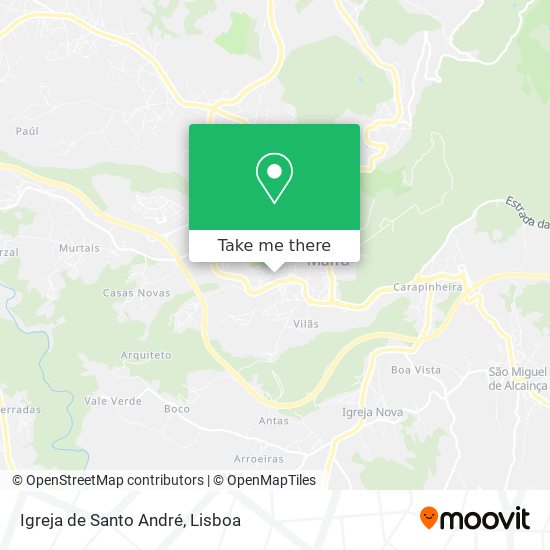 Igreja de Santo André map