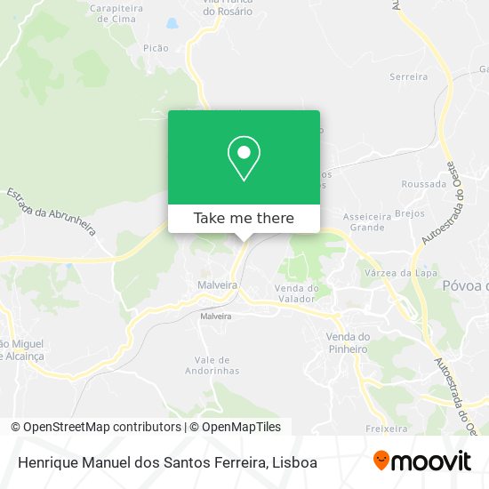Henrique Manuel dos Santos Ferreira mapa