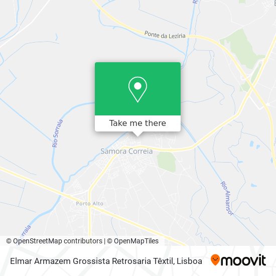 Elmar Armazem Grossista Retrosaria Têxtil map
