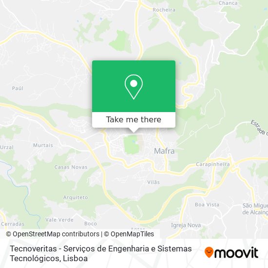 Tecnoveritas - Serviços de Engenharia e Sistemas Tecnológicos map