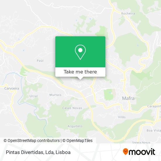 Pintas Divertidas, Lda mapa