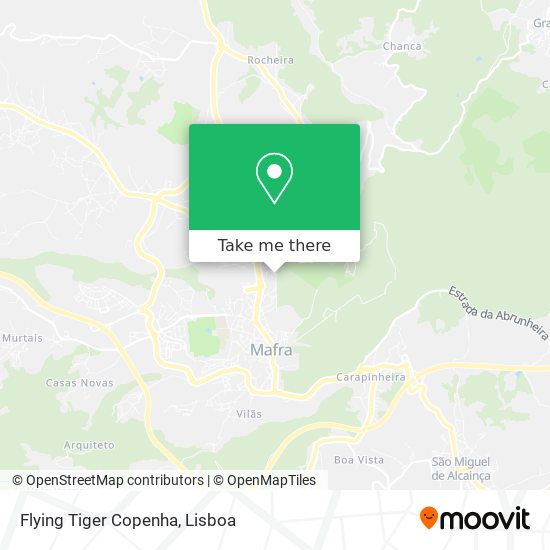 Flying Tiger Copenha mapa