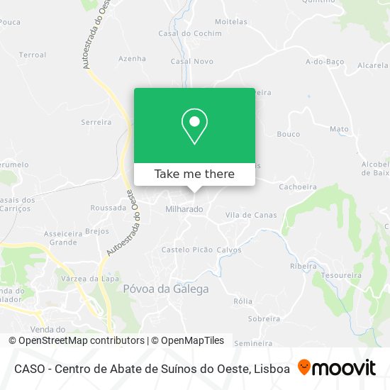 CASO - Centro de Abate de Suínos do Oeste map