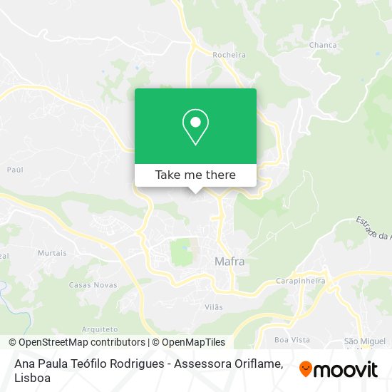 Ana Paula Teófilo Rodrigues - Assessora Oriflame map