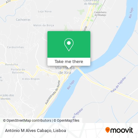 António M Alves Cabaço mapa