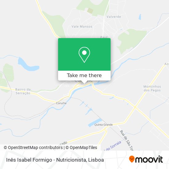 Inês Isabel Formigo - Nutricionista mapa