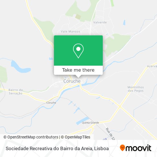 Sociedade Recreativa do Bairro da Areia map