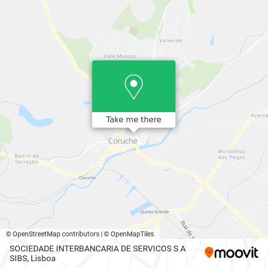 SOCIEDADE INTERBANCARIA DE SERVICOS S A SIBS mapa