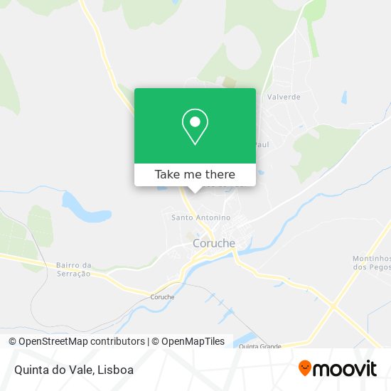 Quinta do Vale mapa