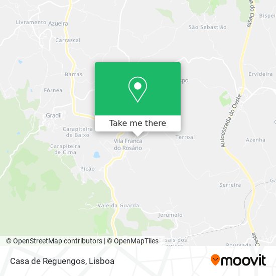 Casa de Reguengos mapa