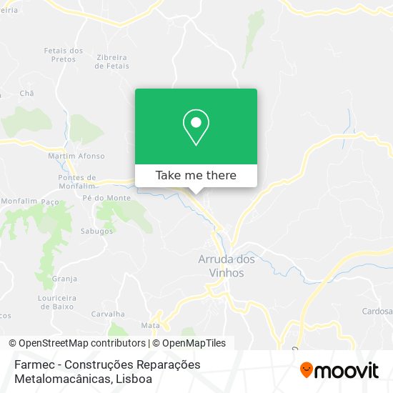 Farmec - Construções Reparações Metalomacânicas map