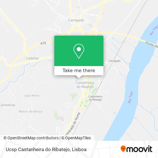 Ucsp Castanheira do Ribatejo map