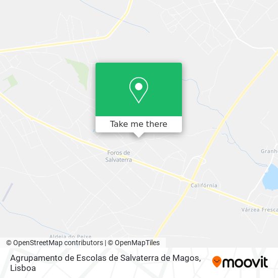 Agrupamento de Escolas de Salvaterra de Magos map