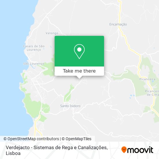 Verdejacto - Sistemas de Rega e Canalizações map