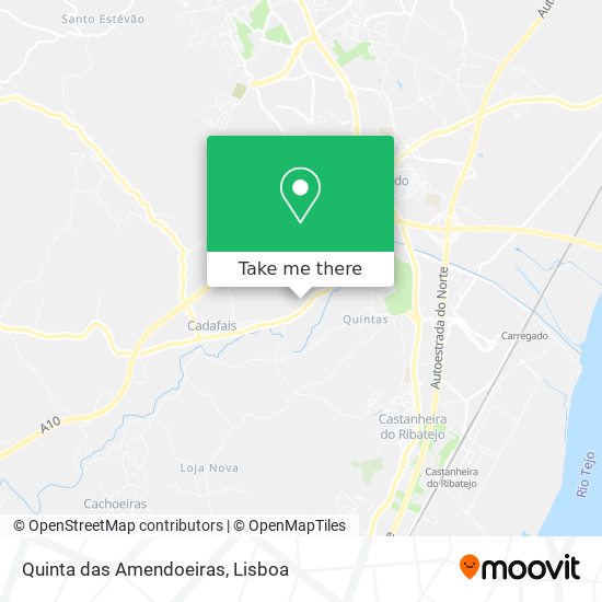 Quinta das Amendoeiras mapa