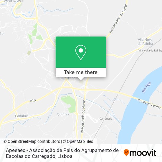 Apeeaec - Associação de Pais do Agrupamento de Escolas do Carregado map