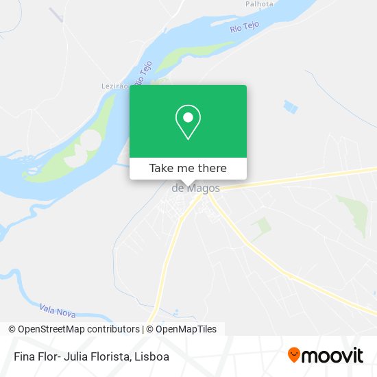 Fina Flor- Julia Florista mapa