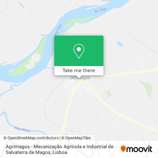 Agrimagos - Mecanização Agrícola e Industrial de Salvaterra de Magos map