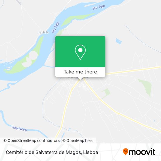 Cemitério de Salvaterra de Magos map