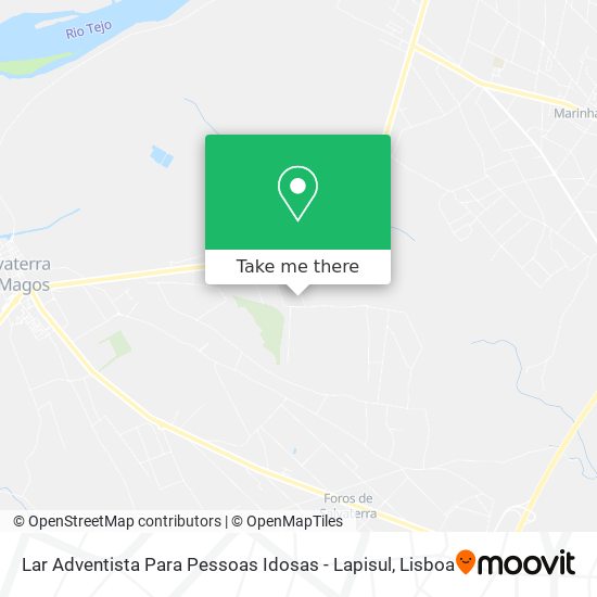 Lar Adventista Para Pessoas Idosas - Lapisul map