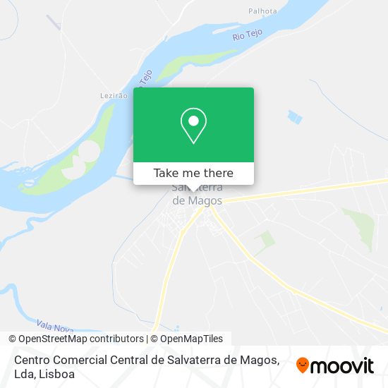 Centro Comercial Central de Salvaterra de Magos, Lda map