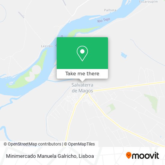 Minimercado Manuela Galricho mapa