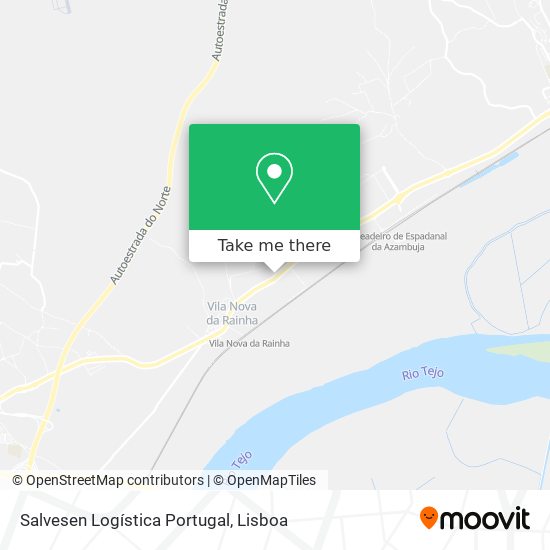 Salvesen Logística Portugal mapa